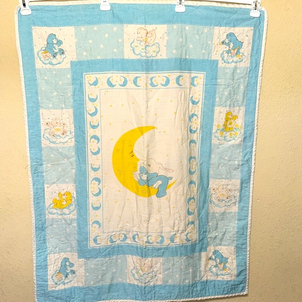 Vintage Care Bears quilt